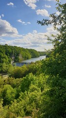 river and waterfal in the forest