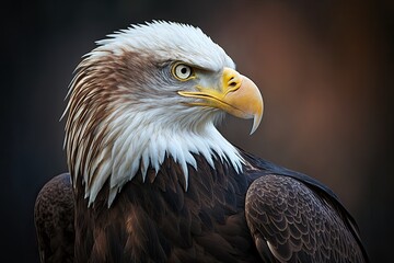 Obraz premium American bald eagle. Generative Ai.