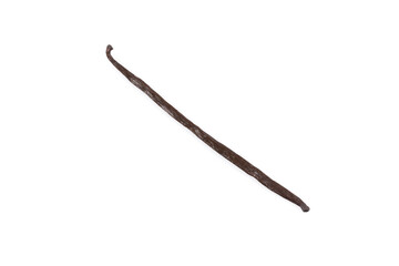 The fragrant vanilla isolated on white