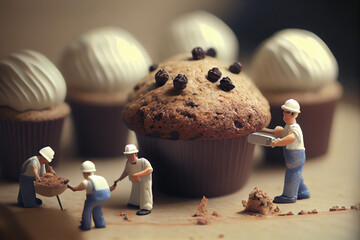 Tiny muffin builders, Generative AI