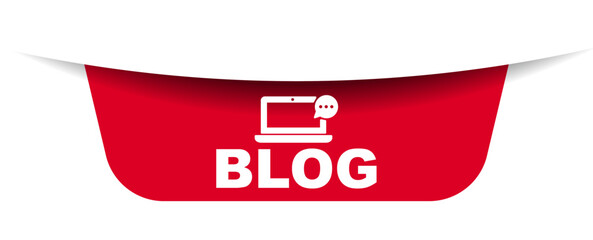 red vector illustration banner blog