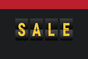 Vector free vector modern sale banner with text space area