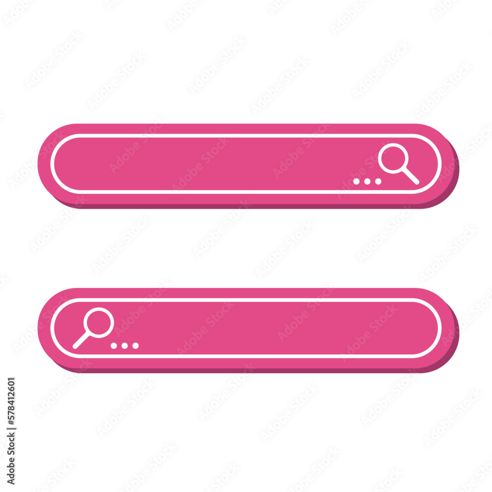Poster search bar vector. search line vector icon for web pages and sites vector. a fashionable tape for se
