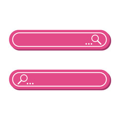 Obraz premium Search bar vector. Search line vector icon for web pages and sites vector. A fashionable tape for searching data on the Internet. Icon for web design and internet.