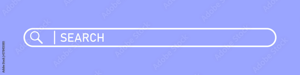 Poster search bar vector. search line vector icon for web pages and sites vector. a fashionable tape for se