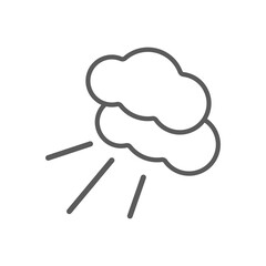 Steam vector icon. Icon for household appliances vector. Steam exposure icon.