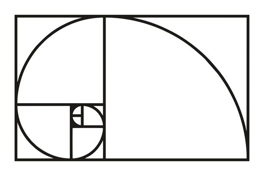 the golden ratio isolated image 