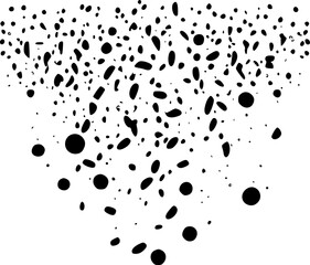 Confetti | Minimalist and Simple Silhouette - Vector illustration