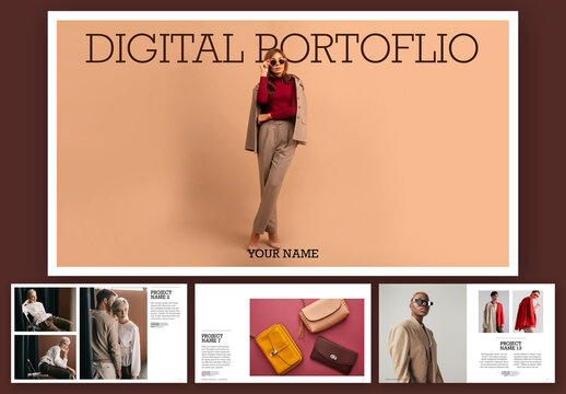 Digital Portfolio Layout
