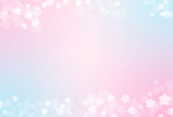 桜のグラデーション背景