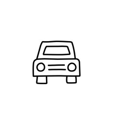 Transportation Thin Line Icons