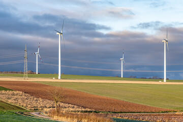 Windkraft in der Landschaft