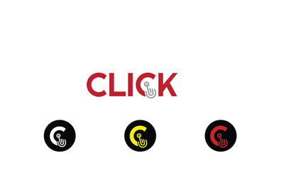 Click House Logo Template Design Vector