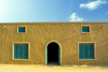 Old mud house in the Thar desert - obrazy, fototapety, plakaty