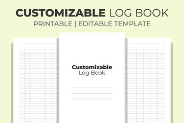 Customizable Log Book