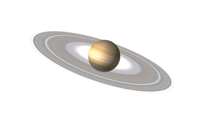 planet saturn with transparent background © SN