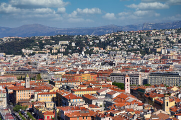 Nice cityscape summer season France