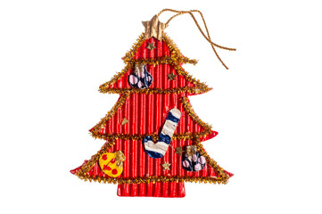 Christmas ornament on transparent background