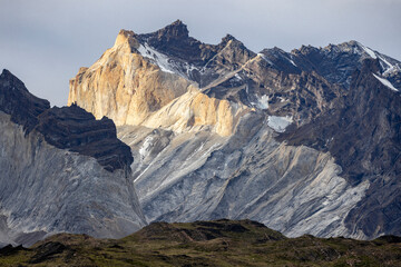 Impressive mountains of Torres del Paine National Park in Chile, Patagonia, South America