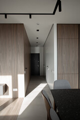 Modern interior with hallway