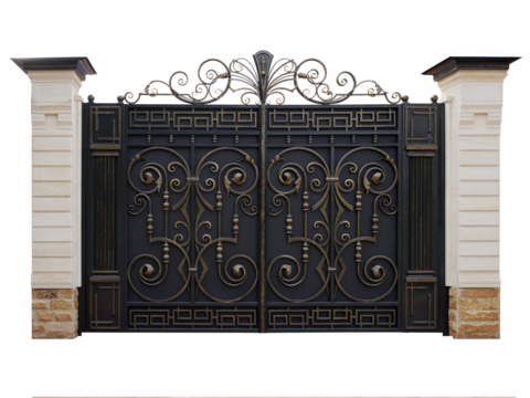 Automatic iron gate. Isolation.