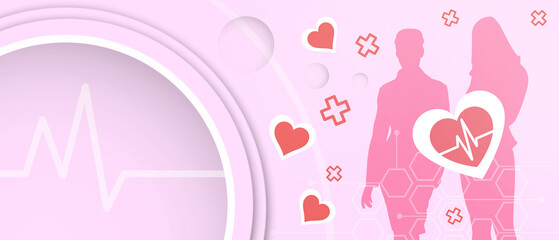 International Women's Day and Health and Beauty Care concept for greeting card. 8 march, Mother's Day sale, Template, Design, copy space, digital, banner -3d Rendering