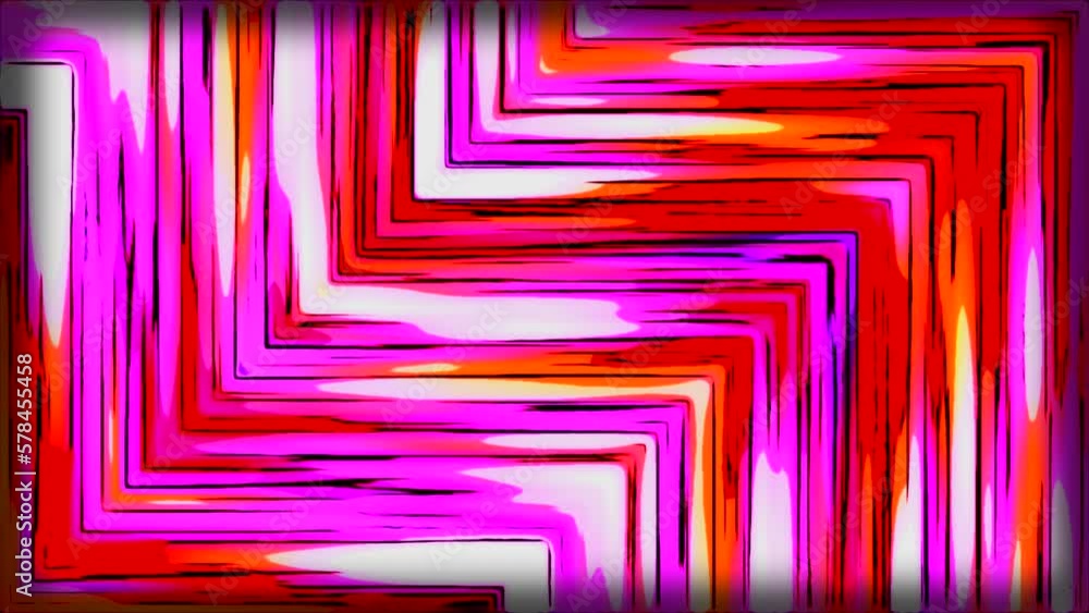 Poster colorful lines in corner pattern. motion. zigzag pattern with colorful stripes. graphic texture of z