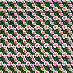 Seamless bright floral pattern
