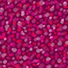 Painted abstract seamless pattern with viva magenta