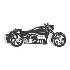 Motorcycle Vector Art, Illustration and Graphic