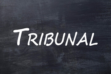Fototapeta premium Tribunal tableau