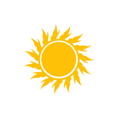 Sun icons vector