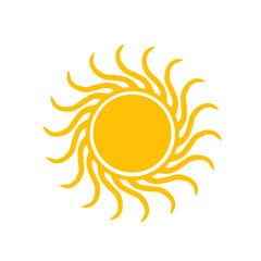 Sun icons vector