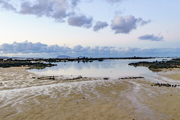 Fototapeta na wymiar Caleton Blanco beach, Lanzarote Island. Balearics. Spain..February 2023