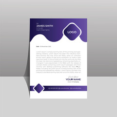 Corporate Modern Business Office Letterhead Design Template Vector EPS Fully Layred Creative & Clean business stylish letterhead corporate project design print with vector & illustration