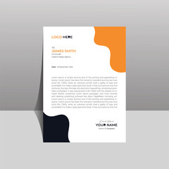 Corporate Modern Business Office Letterhead Design Template Vector EPS Fully Layred Creative & Clean business stylish letterhead corporate project design print with vector & illustration