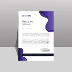 Corporate Modern Business Office Letterhead Design Template Vector EPS Fully Layred Creative & Clean business stylish letterhead corporate project design print with vector & illustration