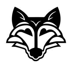 Animal logo black and white for use software apps T shirt shopping cap etc