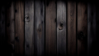 abstract dark wood texture background, vintage tone style, Generative AI