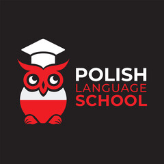 Vector logo of the Polish language school