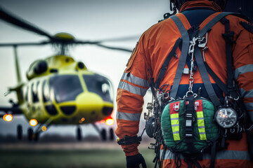 Rapid Response: Paramedics on a Rescue Mission. Generative Ai