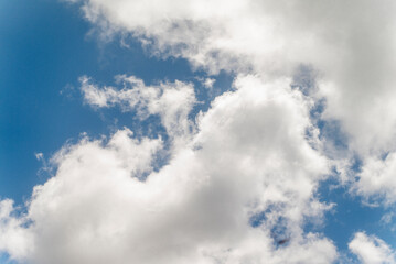 blue sky with clouds