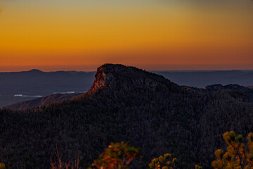 Table Rock mountain at sunrise