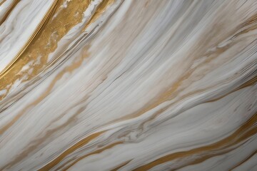Obraz premium Natural White And Gold Marble Texture For Skin Tile Wallpaper Luxurious Background. Creative Stone Ceramic Art Wall Interiors Design. Generative AI