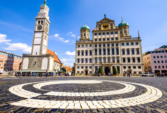 famous old town of Augsburg - bavaria