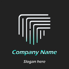 A minimalistic logo for a bookstore	