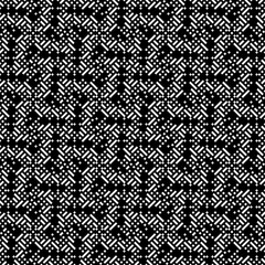 Seamless abstract pattern. Tribal motif. Ethnic ornament. Ancient mosaic. Ethnical folk image. Embroidery background. Tribe wallpaper. Digital paper, web design, textile print, backdrop. Vector art.