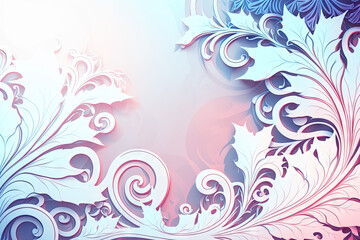 Fototapeta na wymiar Blue and Pink Wallpaper - Blue and Pink Backgrounds Series - Blue and Pink Backdrop created with Generative AI technology