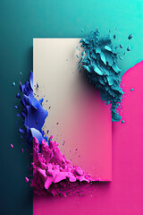 Blue and Pink Wallpaper - Blue and Pink Backgrounds Series - Blue and Pink Backdrop created with Generative AI technology