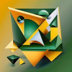 A geometric abstract illustration - Artwork 5